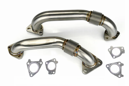 CDP Driver & Passenger Side High Flow Up Pipes For 2001-2004 GM LB7 6.6L Duramax