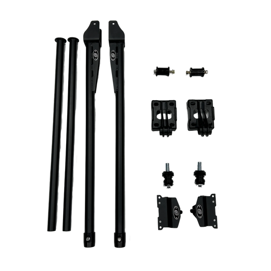 S&B Suspension -Traction Bar Kit for 2001-2019 Silverado and Sierra 2500/3500 & 1994-2002 Ram 2500/3500 *SHORT*