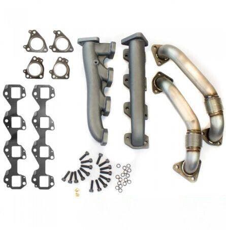 CDP High Flow Race Series Manifolds & Up Pipes for GM Chevy GMC 6.6L Duramax Diesel