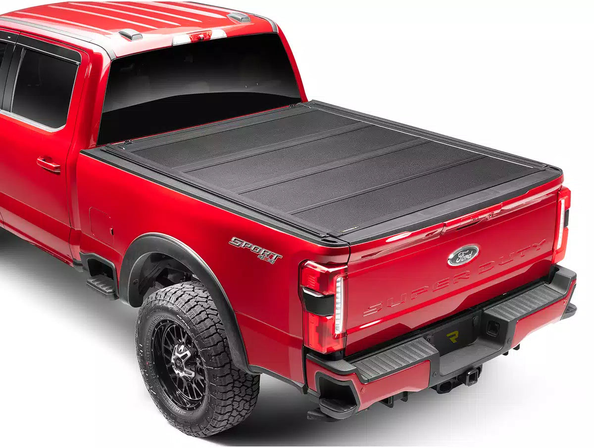 RealTruck BAKFlip MX4 TS Hard Folding Tonneau Cover w/ T-Slot Rails 6'9" Bed