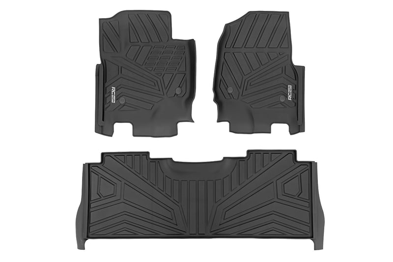 Flex Fit Floor Mats Front-17-25 Ford Super Duty Rough Country