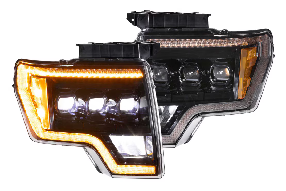 Ford F-150 (09-14) XB LED Headlights (Amber DRL)