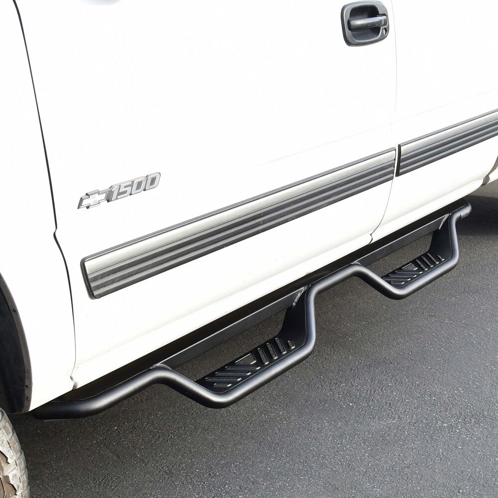 Outlaw Drop Nerf Bars Textured Black 20-11685