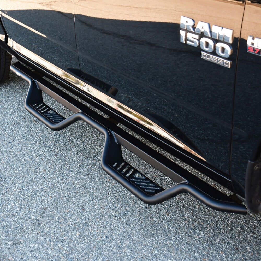 Outlaw Drop Nerf Bars Textured Black 20-14085