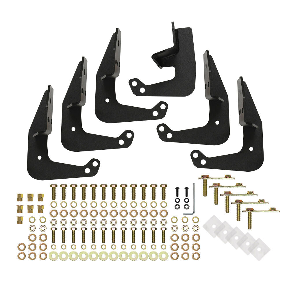 Outlaw Drop Nerf Bars Textured Black 20-14085