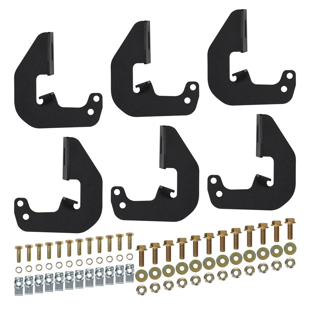 Outlaw Drop Nerf Bars Textured Black 20-13715
