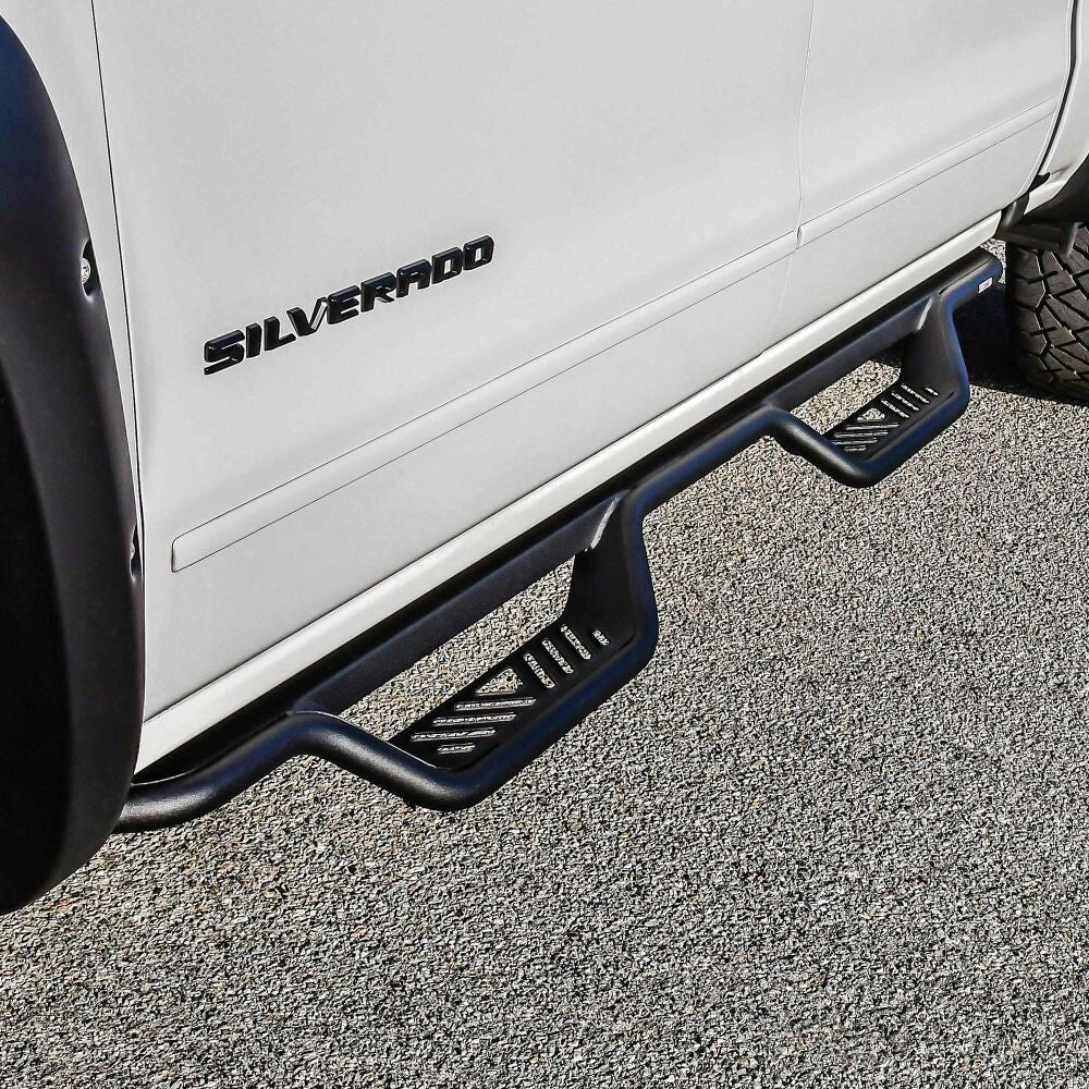 Outlaw Drop Nerf Bars Textured Black 20-13725 *CREW CAB