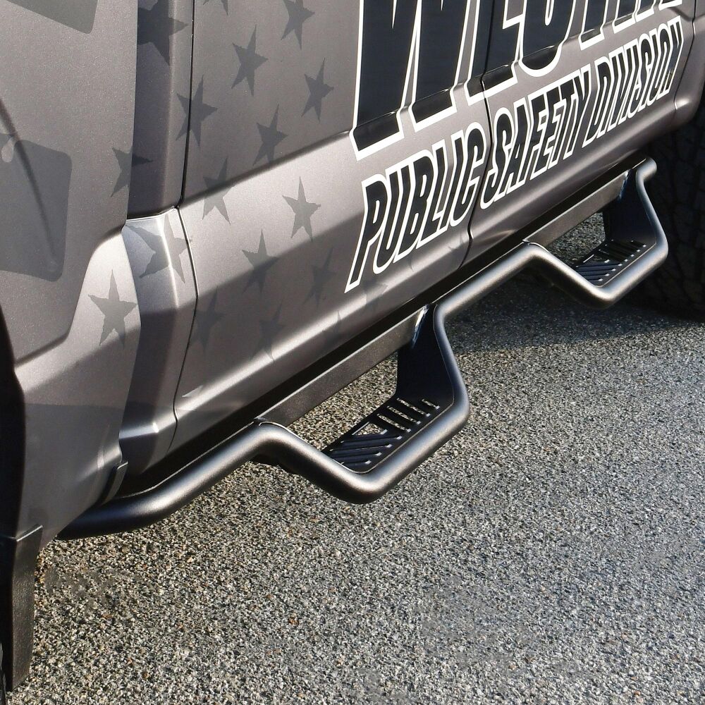 Outlaw Drop Nerf Bars Textured Black 20-13945