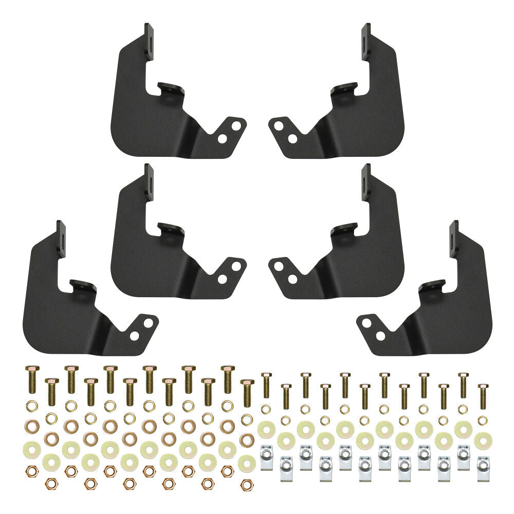 Outlaw Drop Nerf Bars Textured Black 20-14015
