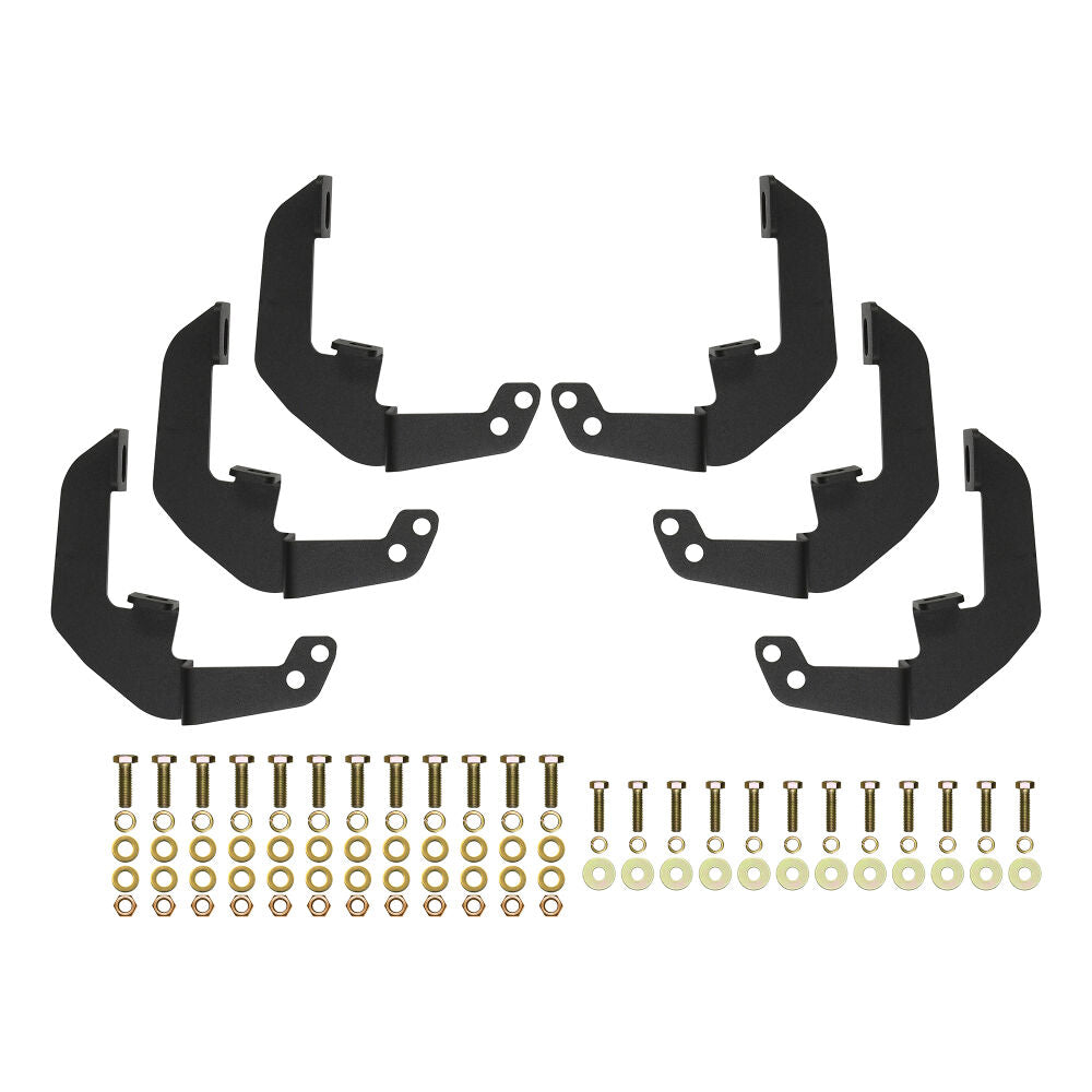 Outlaw Drop Nerf Bars Textured Black 20-14125