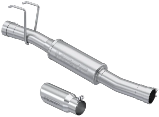 T409 Stainless Steel, 3" Muffler Replacement with 4" OD Tip