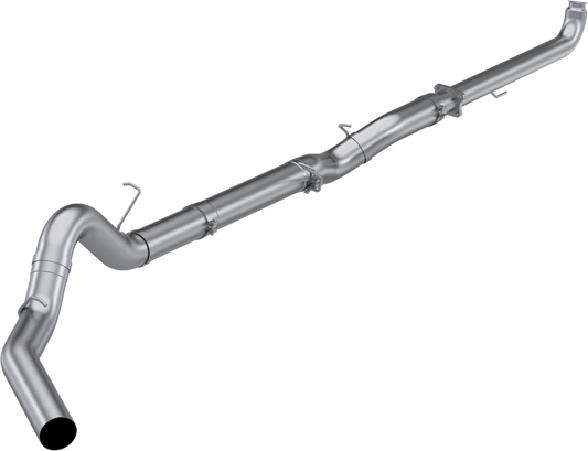 T409 Stainless Steel, 5" Downpipe-Back, Single Side Exit - No Muffler