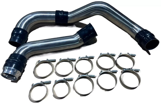 304 SS Intercooler Pipe Upgrade Kit 17-19 Chevy GMC 6.6L Duramax L5P