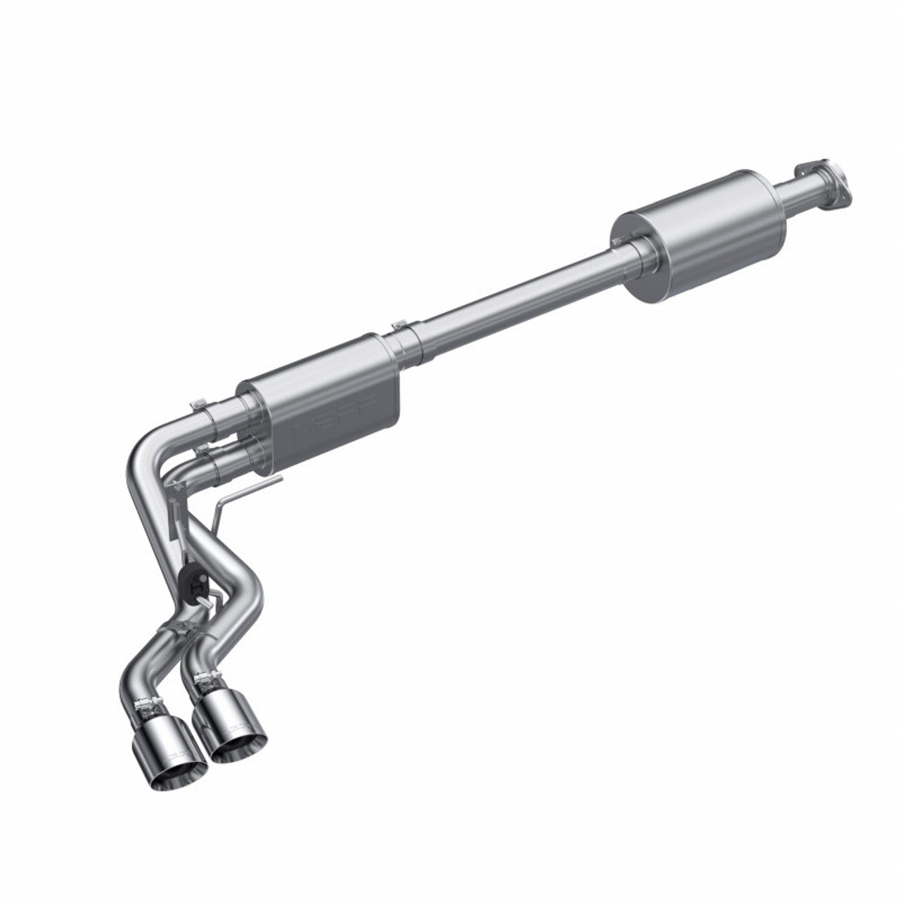 T304 Stainless Steel, 3" Cat-Back, 2.5" Pre-Axle, Street Profile