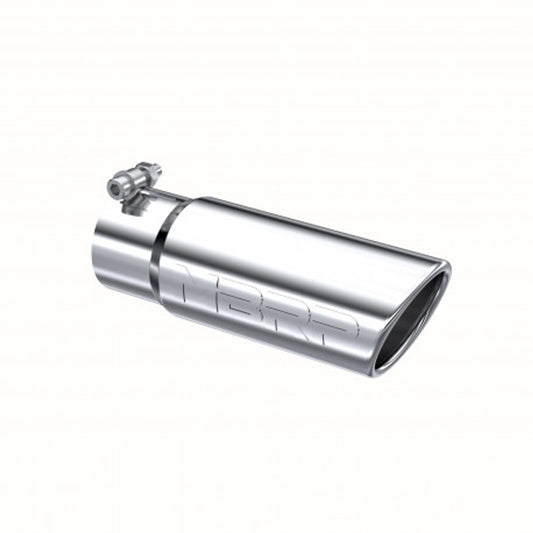 T304 Stainless Steel Tip; 3.5"  OD Angled Rolled End 3" inlet 10" length
