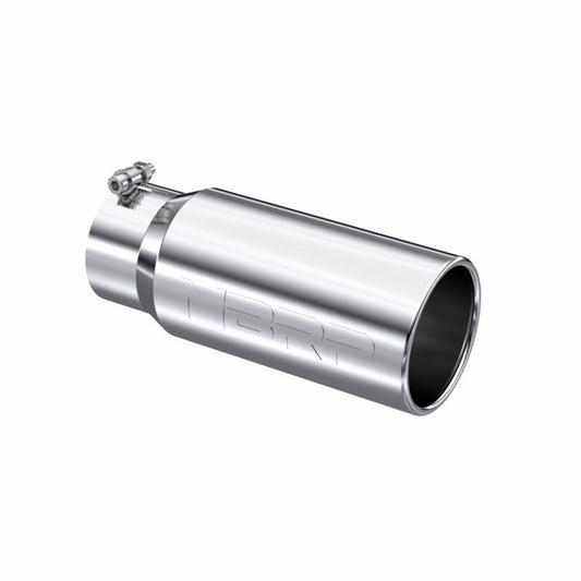 T304 Stainless Steel Tip; 5" OD Rolled Straight 4" inlet 12" length